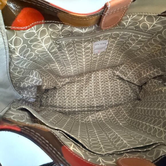 VTG Orla Kiely Large shoulder tote - Stem multicolor - Picture 9 of 13